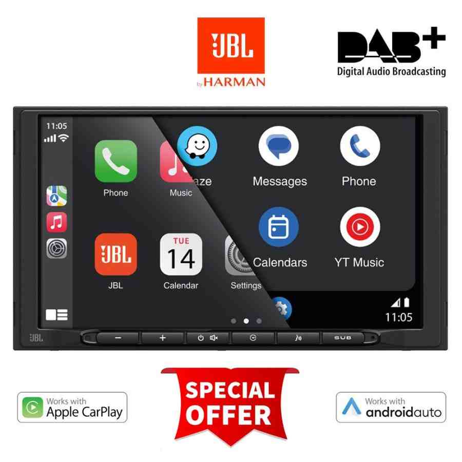 JBL LEGEND 700D (7” Touchscreen Multimedia Receiver with DAB+)