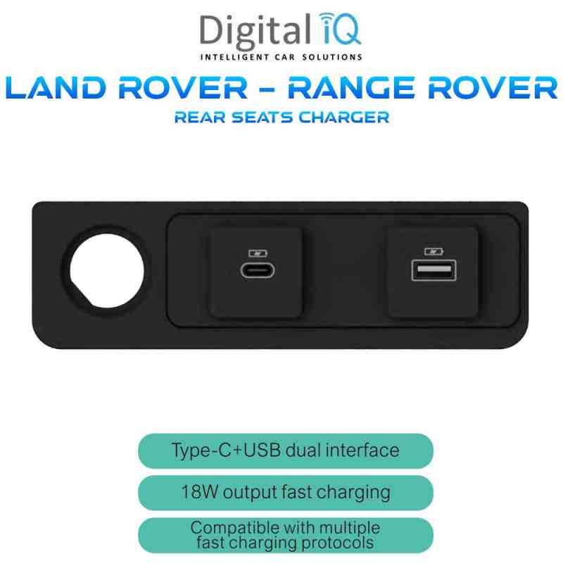 DIQ FΖ 5007 REAR SEATS DUAL CHARGER KIT for LAND ROVER - RANGE ROVER