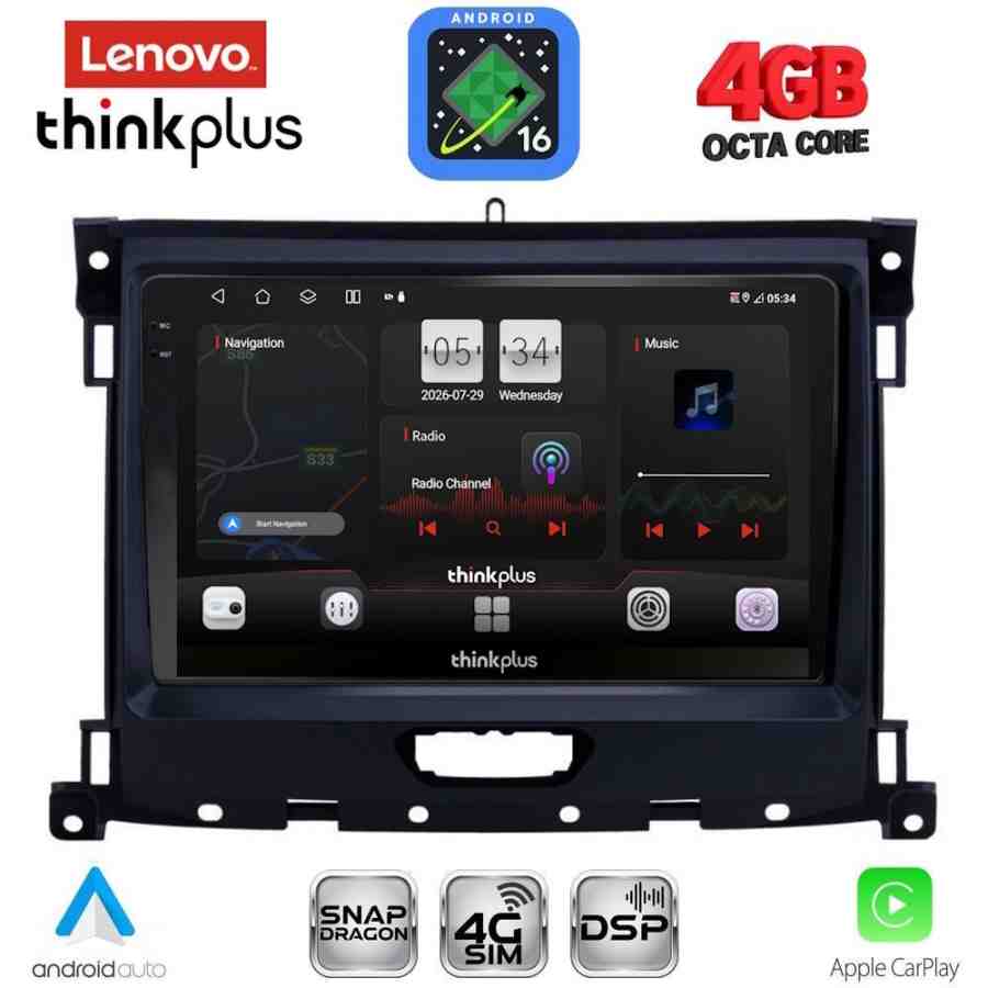 LENOVO LTG 7173_CPA (9inc) MULTIMEDIA TABLET for FORD RANGER mod. 2018-2023