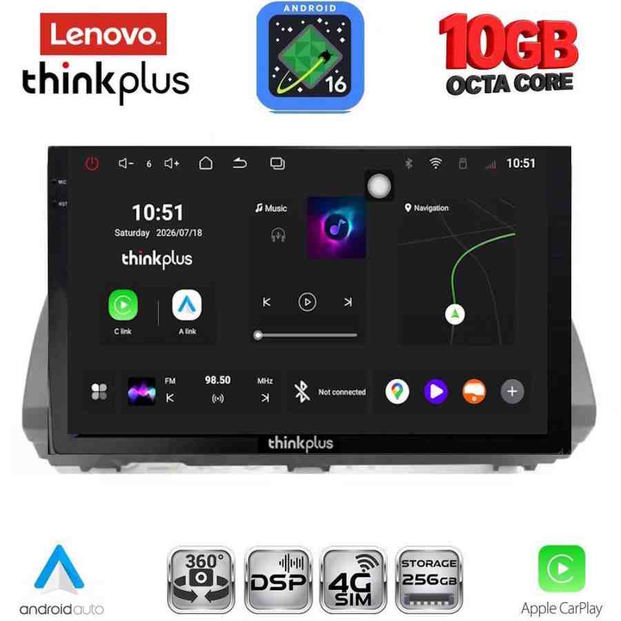 LENOVO LTM 11109B_CPA (10inc) MULTIMEDIA TABLET for DACIA LOGAN - SANDERO - JOGGER mod. 2020-2026