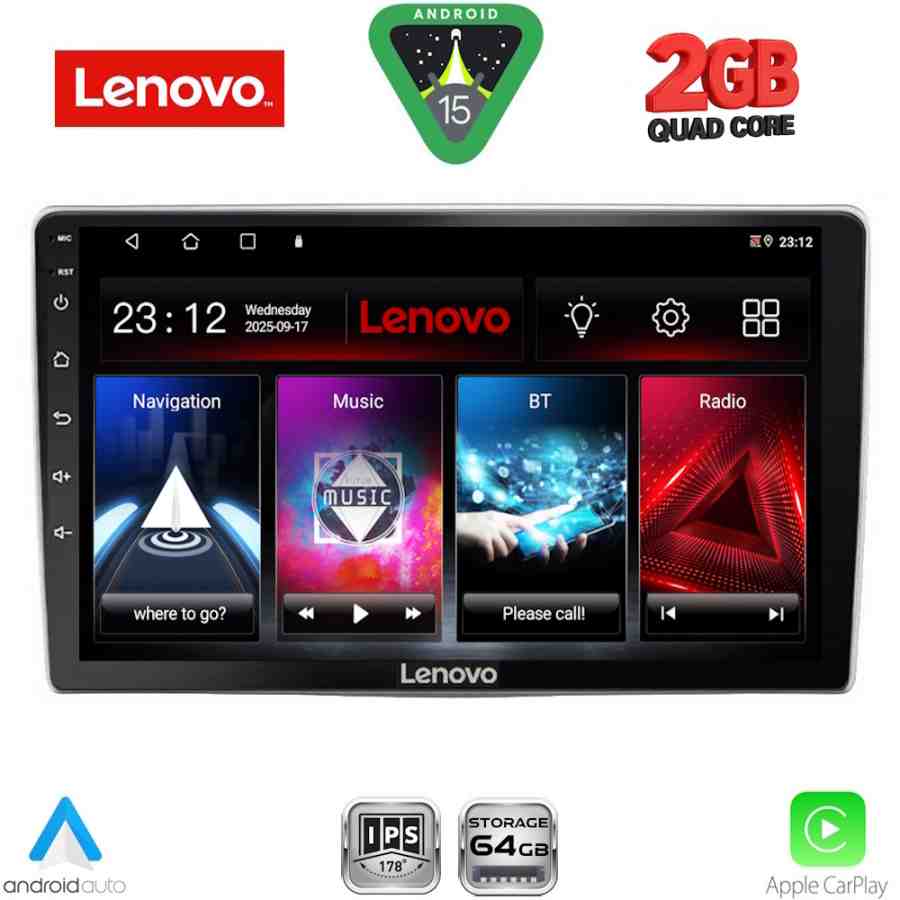 LENOVO LVD 2028_CPA (9inc) MULTIMEDIA TABLET for ALFA ROMEO MITO mod. 2008-2018