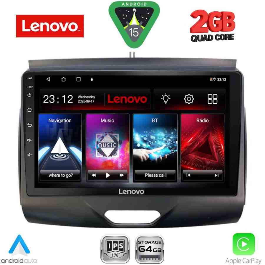 LENOVO LVD 2172B_CPA (9inc) MULTIMEDIA TABLET for FORD RANGER mod. 2015-2018