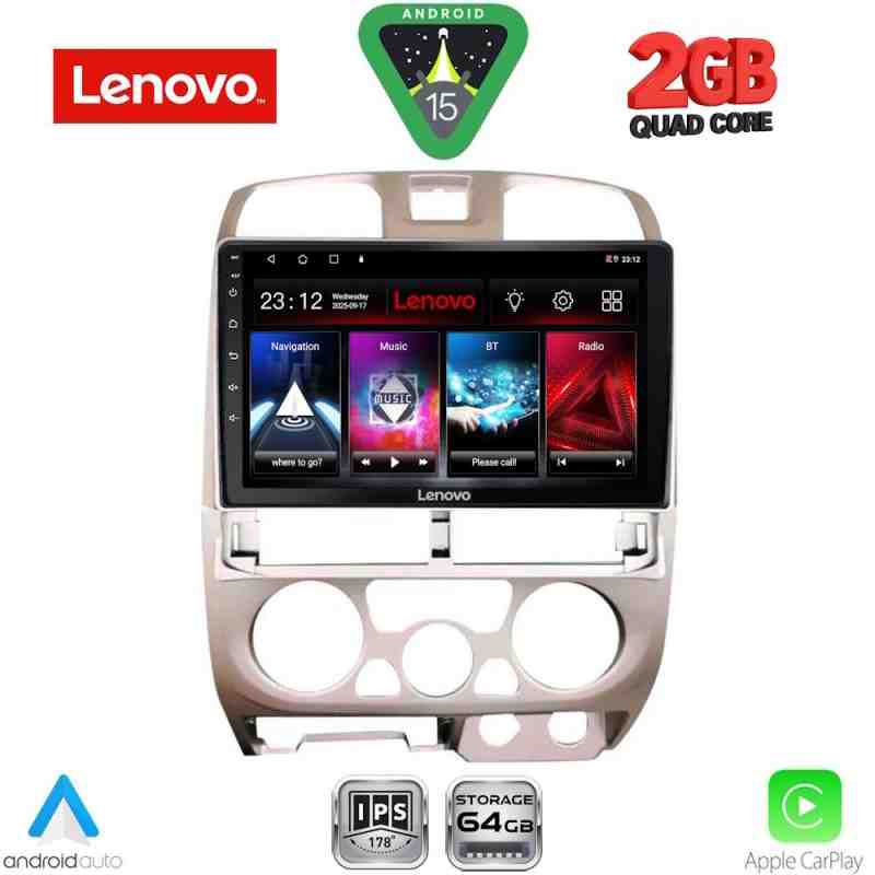 LENOVO LVD 2253SL_CPA (9inc) MULTIMEDIA TABLET for ISUZU D-MAX mod. 2002-2008 (SILVER)