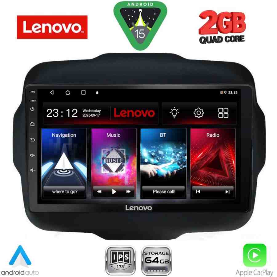 LENOVO LVD 2290_CPA (9inc) MULTIMEDIA TABLET for JEEP RENEGADE  mod. 2014-2024