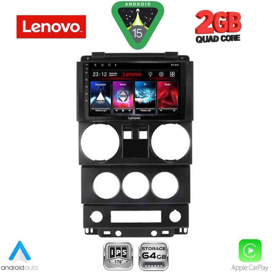 LENOVO LVD 2293_CPA (9inc) MULTIMEDIA TABLET for JEEP WRANGLER  mod. 2006-2011