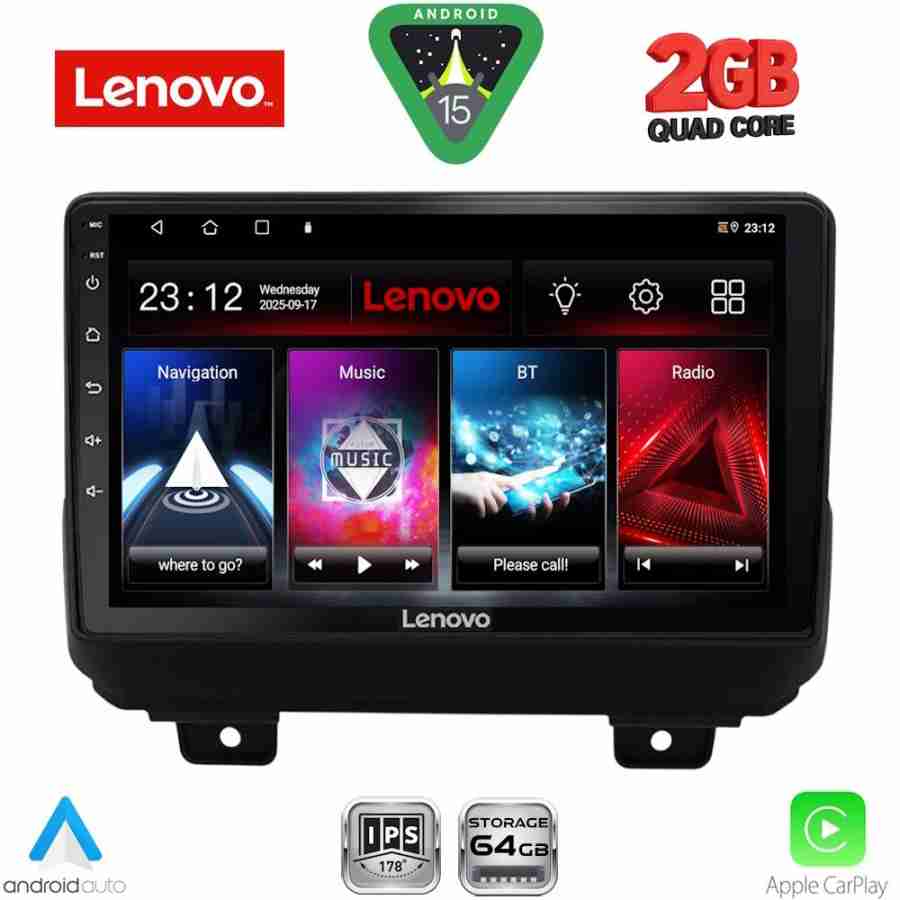 LENOVO LVD 2298_CPA (9inc) MULTIMEDIA TABLET for JEEP WRANGLER mod. 2018-2026