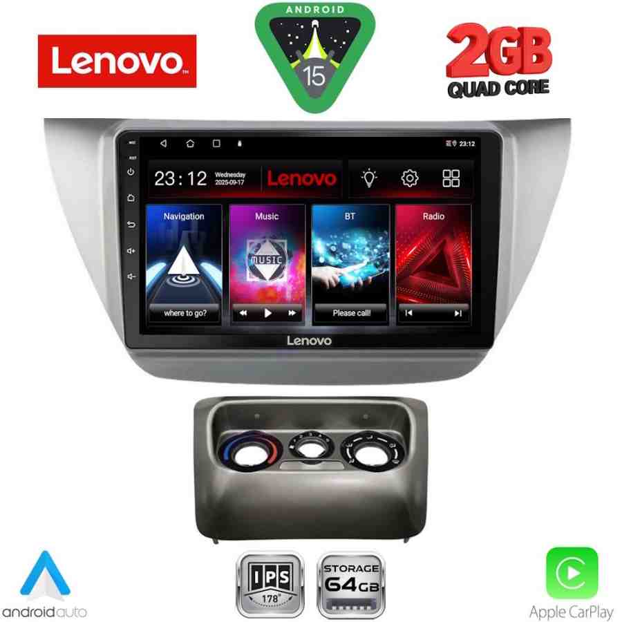 LENOVO LVD 2433_CPA (9inc) MULTIMEDIA TABLET for MITSUBISHI LANCER mod. 2000-2007