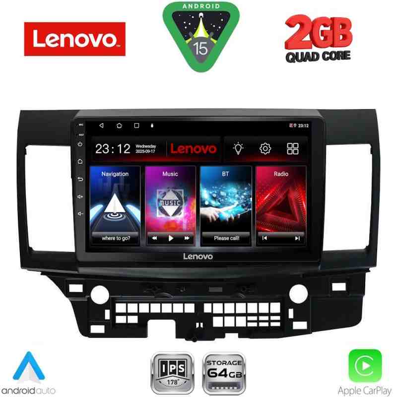 LENOVO LVD 2434_CPA (10inc) MULTIMEDIA TABLET for MITSUBISHI LANCER mod. 2008-2017
