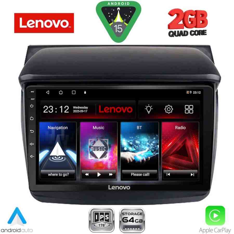 LENOVO LVD 2436_CPA (9inc) MULTIMEDIA TABLET for MITSUBISHI L200 mod. 2006-2015