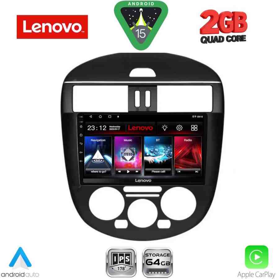 LENOVO LVD 2465AC_CPA (9inc) MULTIMEDIA TABLET for NISSAN TIIDA mod. 2013-2023 with A/C