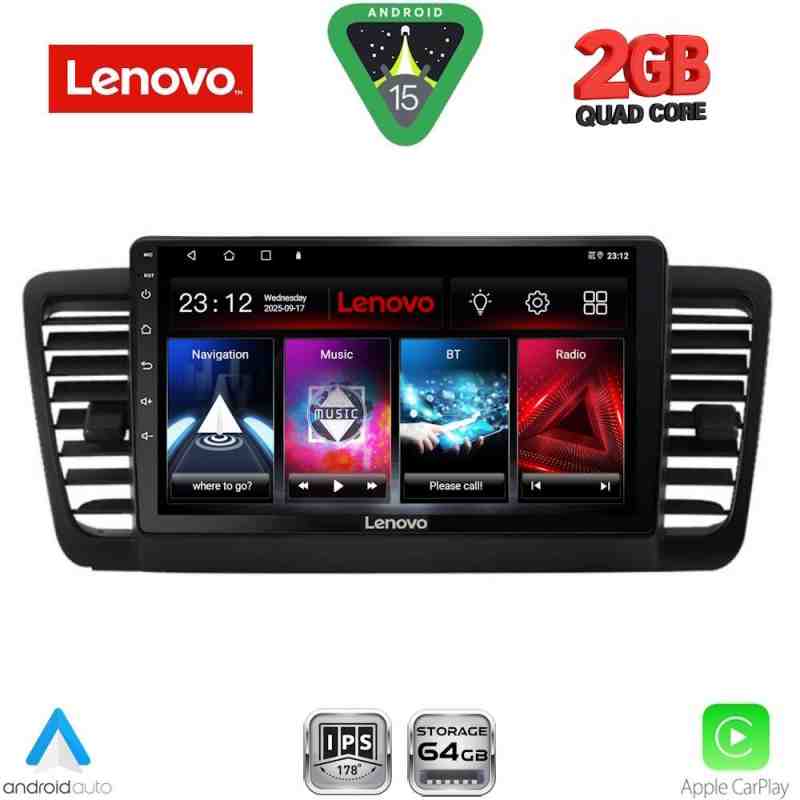LENOVO LVD 2665_CPA (9inc) MULTIMEDIA TABLET for SUBARU LEGACY - OUTBACK mod. 2002-2008