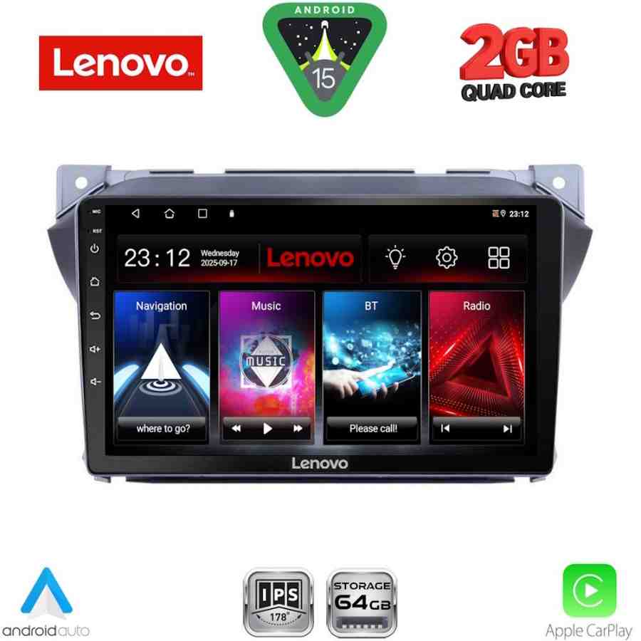 LENOVO LVD 2670_CPA (9inc) MULTIMEDIA TABLET for SUZUKI ALTO - NISSAN PIXO mod. 2009-2014