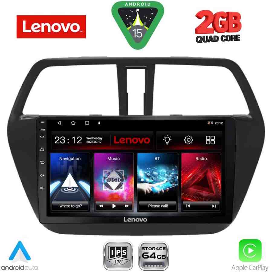 LENOVO LVD 2689_CPA (9inc) MULTIMEDIA TABLET for SUZUKI SX4 S-CROSS mod. 2014-2021
