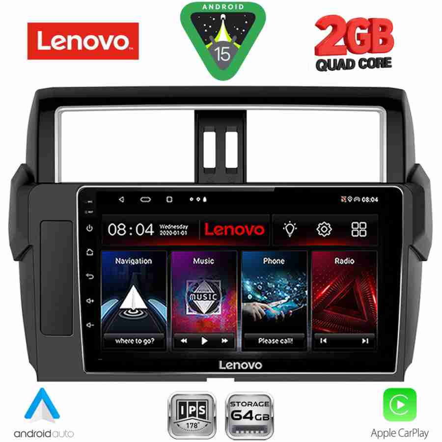 LENOVO LVD 2777_CPA (10inc) MULTIMEDIA TABLET for TOYOTA PRADO mod. 2014-2017