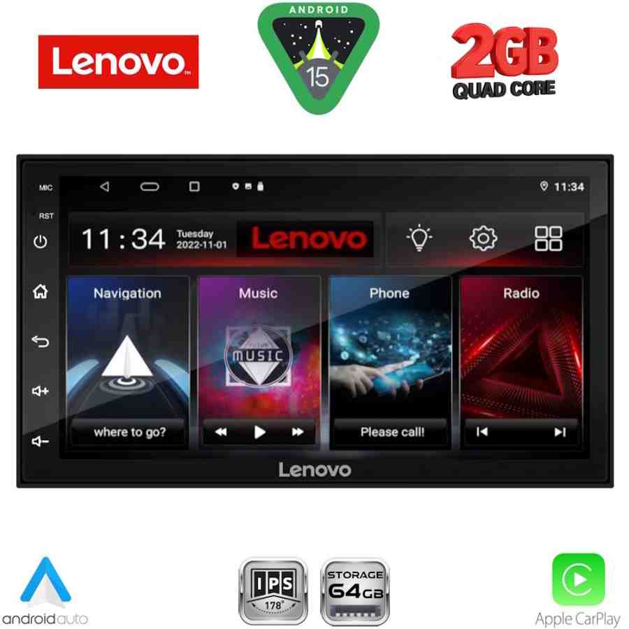 LENOVO LVD 296_CPA (7″_DECK) MULTIMEDIA 2DIN