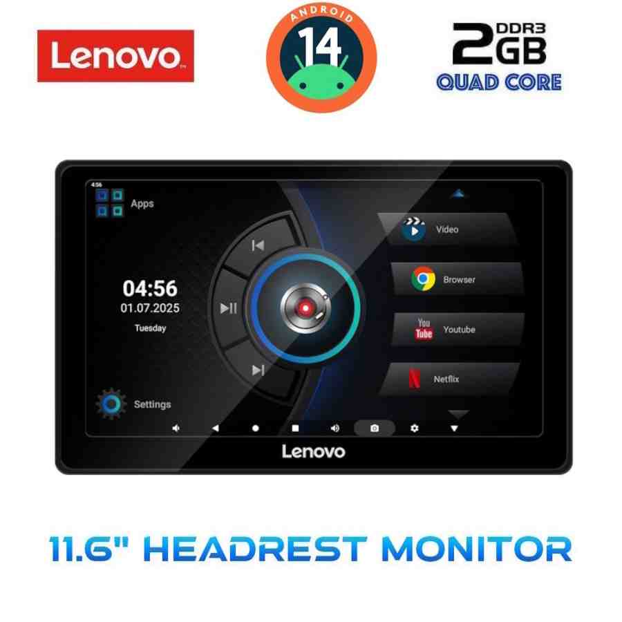 LENOVO LVD 7010_HR (11.6” HEADREST MONITOR)