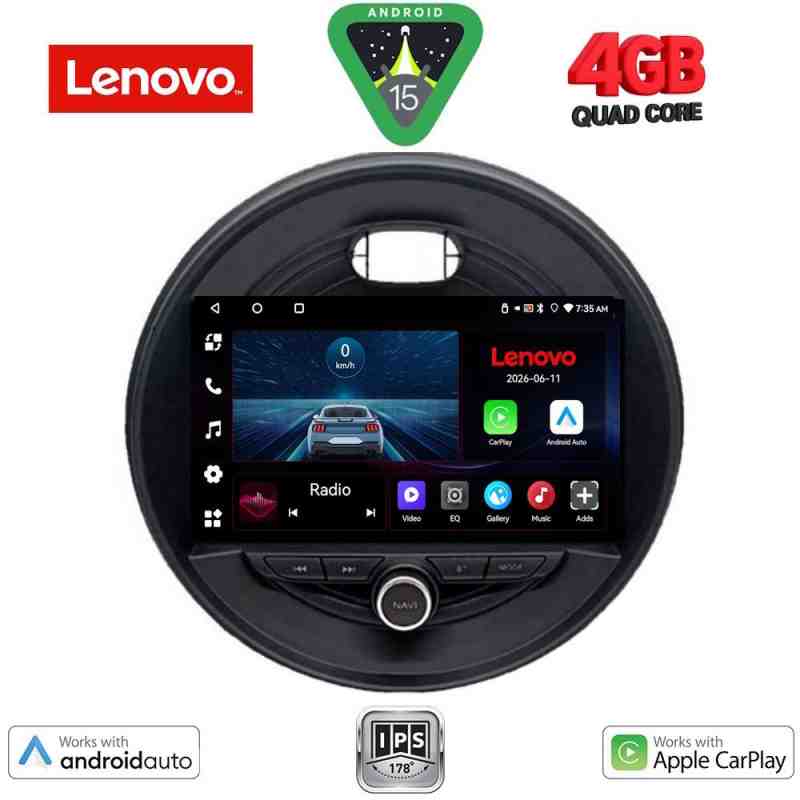 LENOVO LVE 8066_CPAA (9inc) MULTIMEDIA TABLET for MINI COOPER (F55-56-F57) mod. 2015-2024 - CLUBMAN (F54) mod. 2015-2024 - ROADSTER (F59) mod. 2014-2024 - COUNTRYMAN (F60) mod. 2016-2024