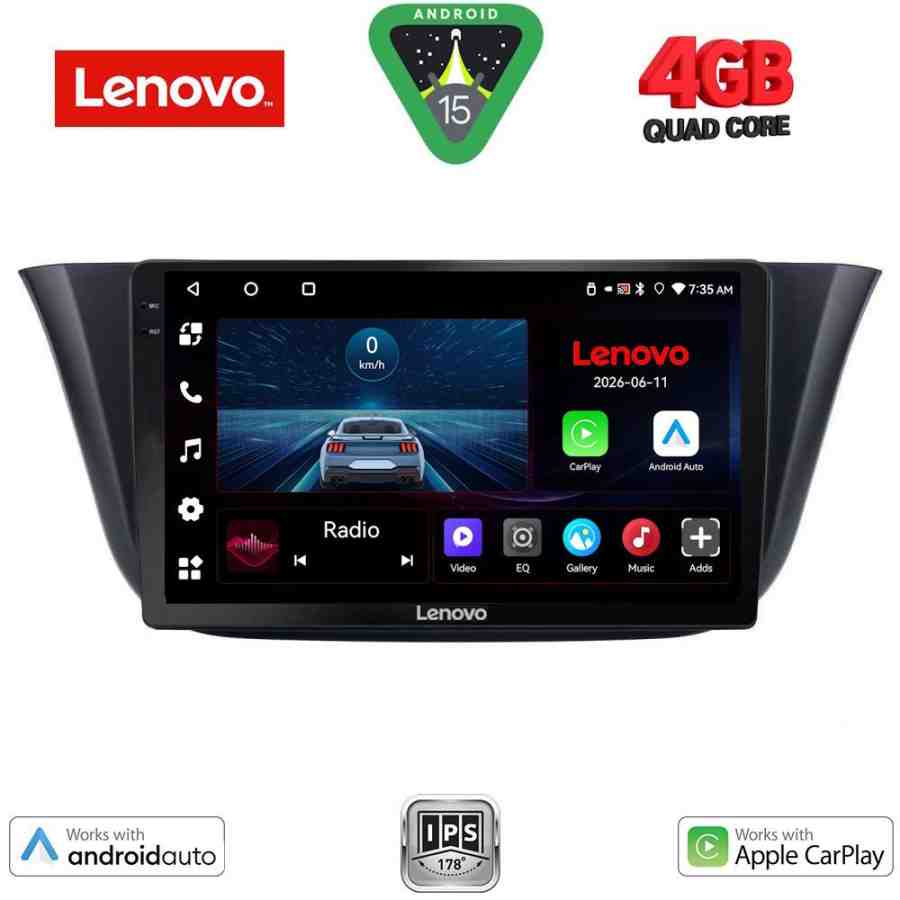 LENOVO LVE 8265_CPAA (9inc) MULTIMEDIA TABLET for IVECO DAILY mod. 2014-2024