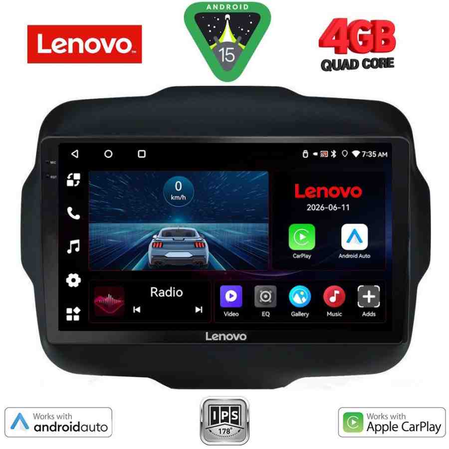LENOVO LVE 8290_CPAA (9inc) MULTIMEDIA TABLET for JEEP RENEGADE  mod. 2014-2026