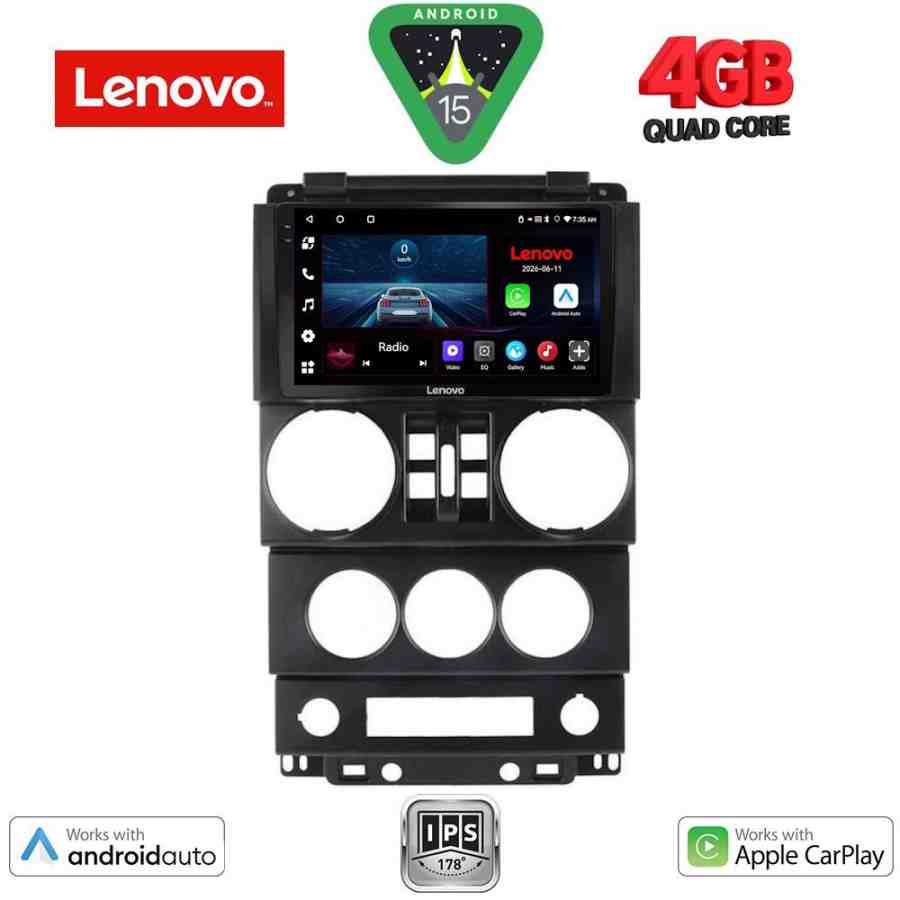 LENOVO LVE 8294_CPAA (9inc) MULTIMEDIA TABLET for JEEP WRANGLER  mod. 2006-2011