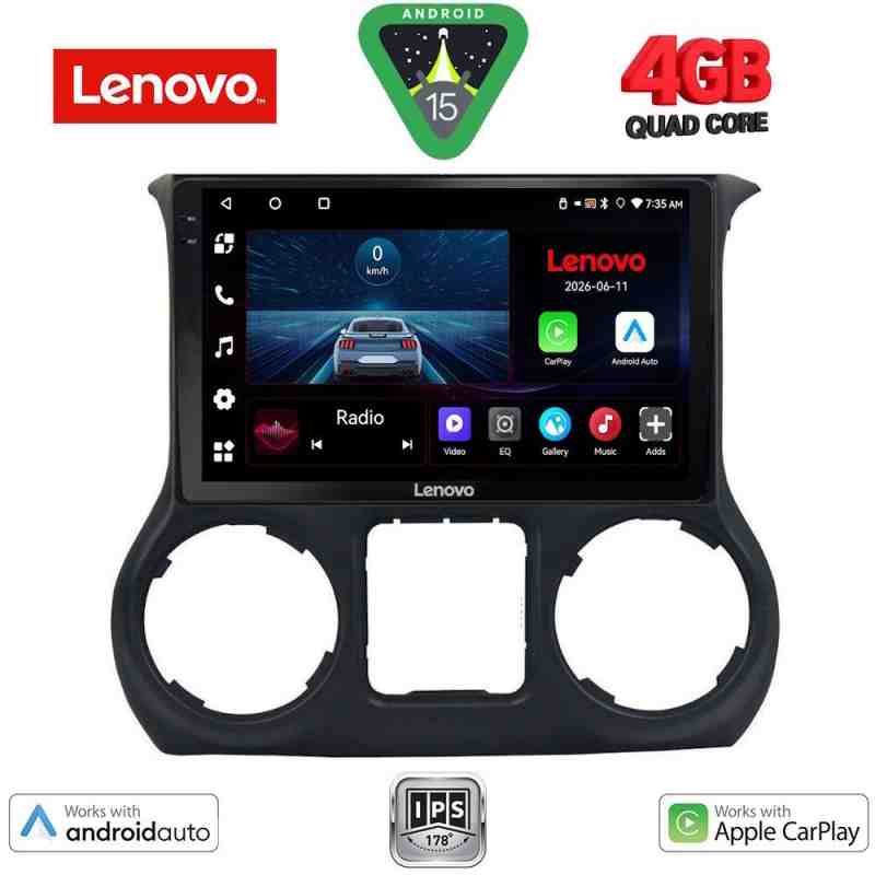 LENOVO LVE 8295_CPAA (10inc) MULTIMEDIA TABLET for JEEP WRANGLER  mod. 2011-2014