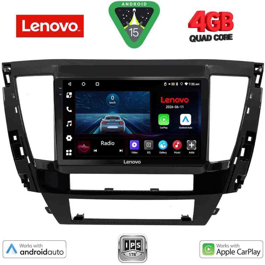 LENOVO LVE 8447S_CPAA (9inc) MULTIMEDIA TABLET for MITSUBISHI PAJERO SPORT mod. 2020+