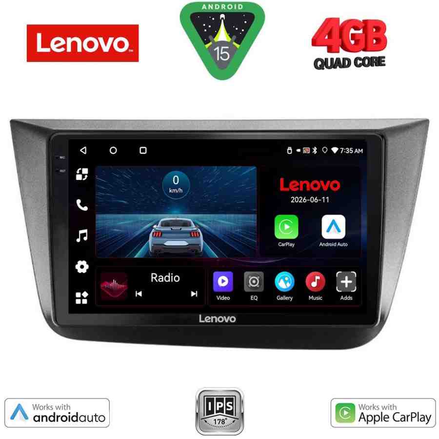 LENOVO LVE 8570_CPAA (9inc) MULTIMEDIA TABLET for SEAT ALTEA mod. 2004-2015