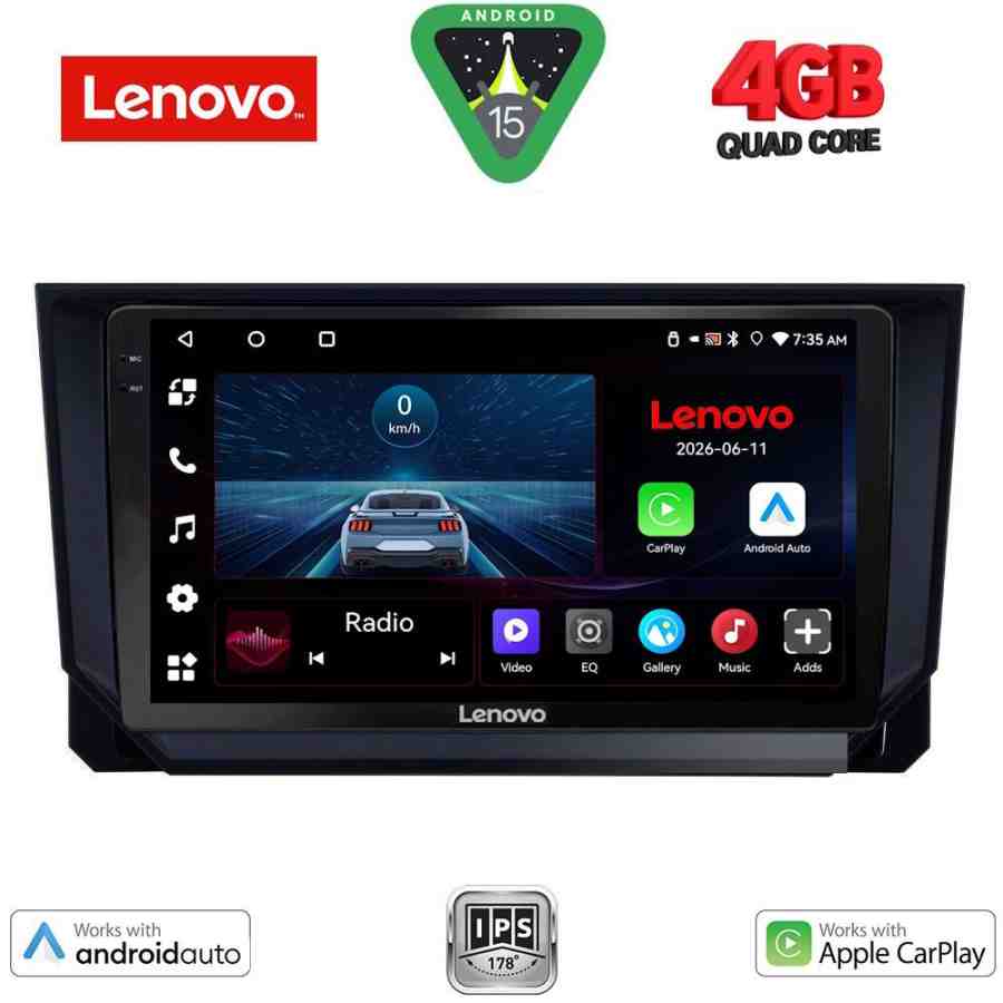 LENOVO LVE 8573_CPAA (9inc) MULTIMEDIA TABLET for SEAT ARONA - IBIZA mod. 2018-2026