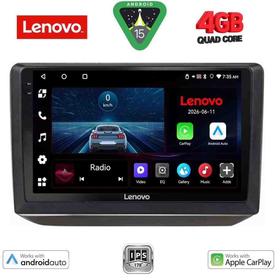 LENOVO LVE 8581_CPAA (10inc) MULTIMEDIA TABLET for SKODA FABIA mod. 2008-2014