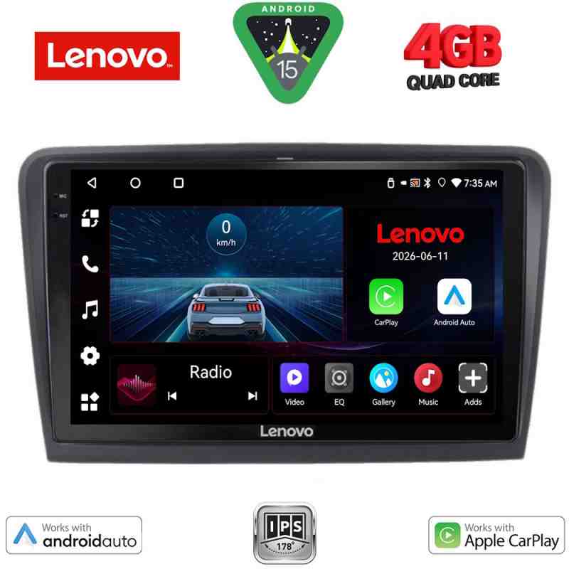 LENOVO LVE 8604B_CPAA (10inc) MULTIMEDIA TABLET for SKODA SUPERB mod. 2008-2015