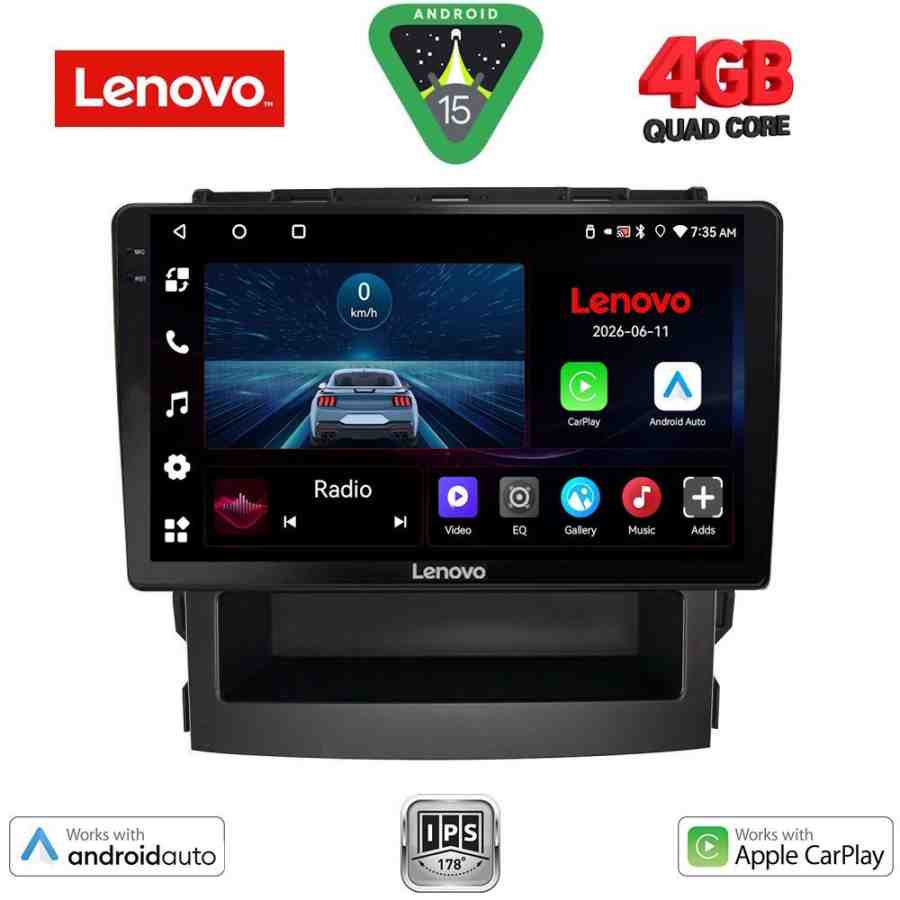 LENOVO LVE 8664_CPAA (9inc) MULTIMEDIA TABLET for SUBARU FORESTER - IMPREZA mod. 2019-2025