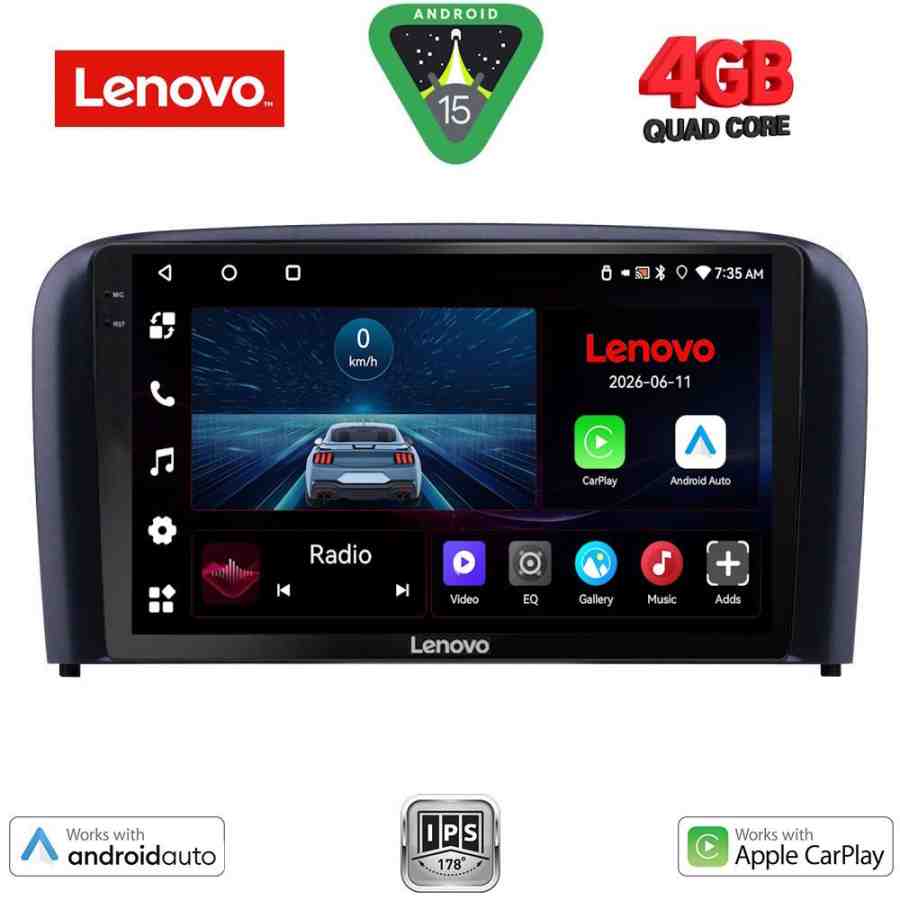 LENOVO LVE 8786_CPAA (9inc) MULTIMEDIA TABLET for VOLVO S80 mod. 1999-2006