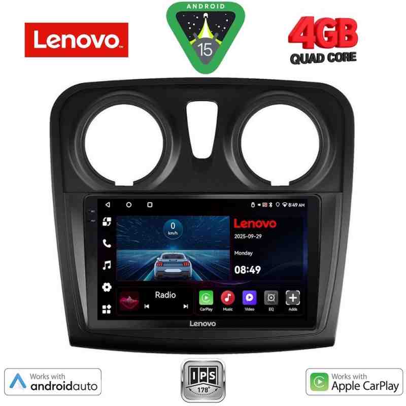 LENOVO LVE 8108_CPAA (9inc) MULTIMEDIA TABLET for DACIA LOGAN – SANDERO mod. 2012-2019