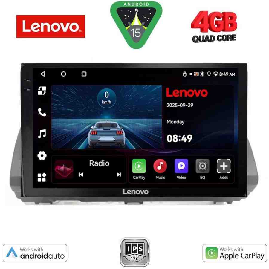 LENOVO LVE 8109B_CPAA (10inc) MULTIMEDIA TABLET for DACIA LOGAN - SANDERO - JOGGER mod. 2020-2026