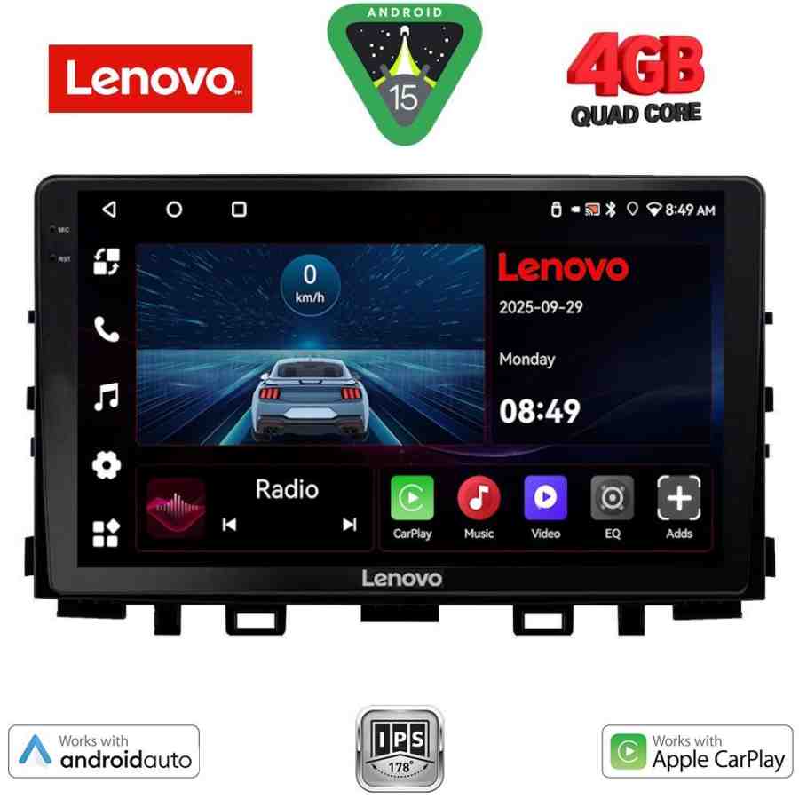 LENOVO LVE 8316_CPAA (9inc) MULTIMEDIA TABLET for KIA RIO mod. 2018-2026 – STONIC mod. 2017-2026