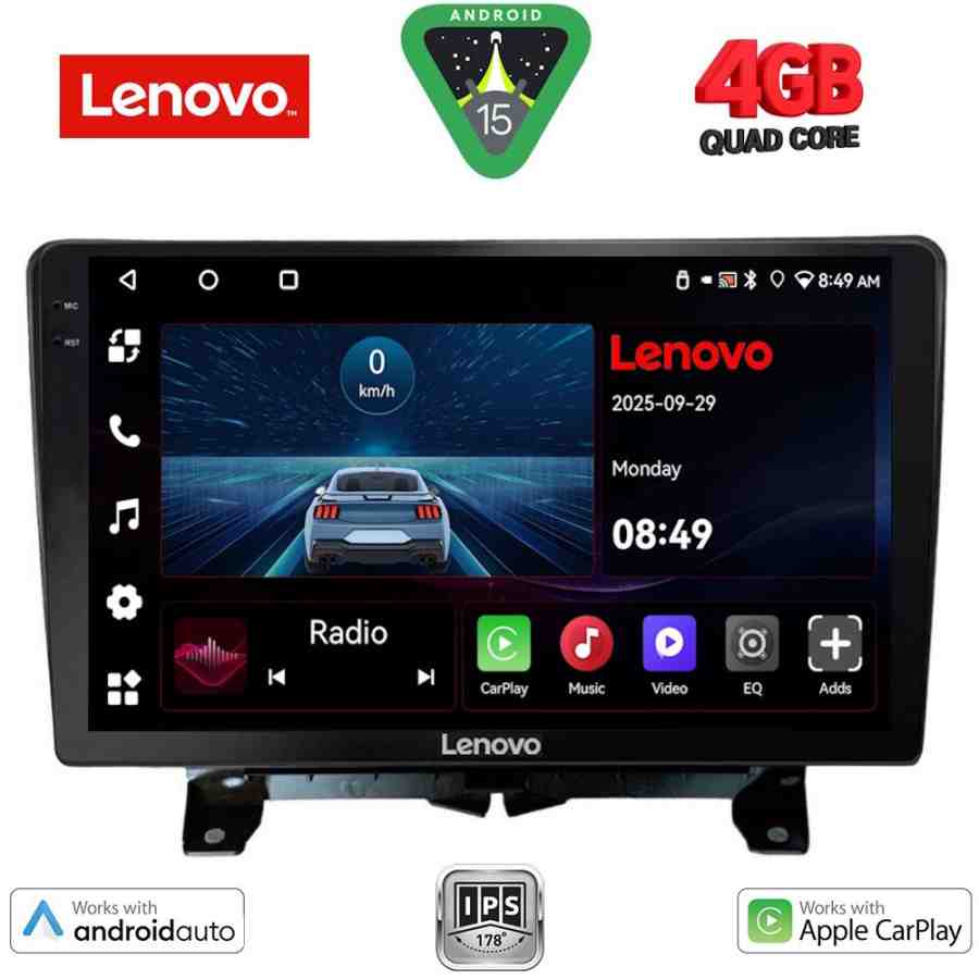 LENOVO LVE 8332_CPAA (9inc) MULTIMEDIA TABLET for LAND ROVER DISCOVERY 3 - RANGE ROVER SPORT mod. 2004-2009