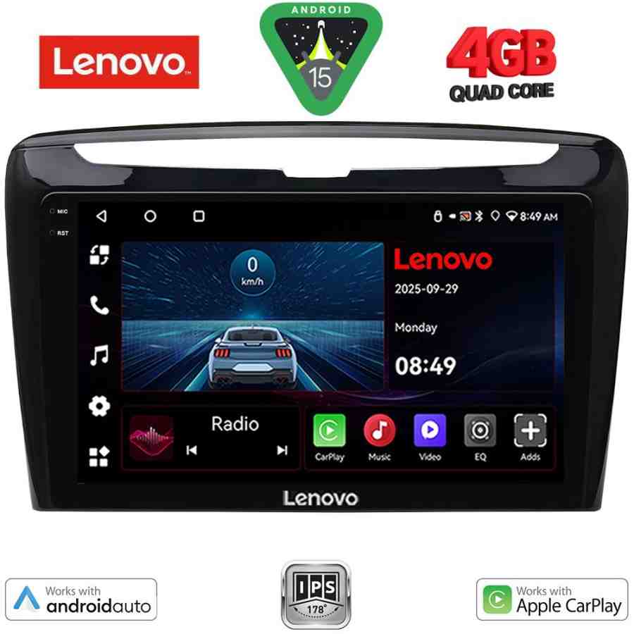 LENOVO LVE 8334_CPAA (9inc) MULTIMEDIA TABLET for LANCIA YPSILON mod. 2011+