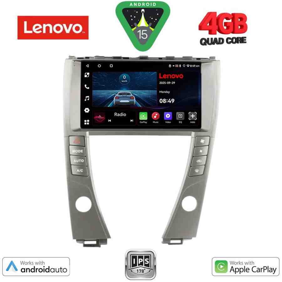 LENOVO LVE 8342B_CPAA (9inc) MULTIMEDIA TABLET for LEXUS ES mod. 2006-2013