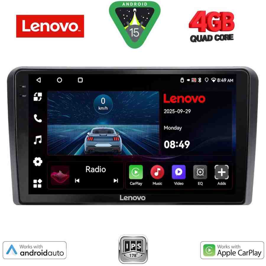 LENOVO LVE 8398_CPAA (10inc) MULTIMEDIA TABLET for MG ZS mod. 2017-2025
