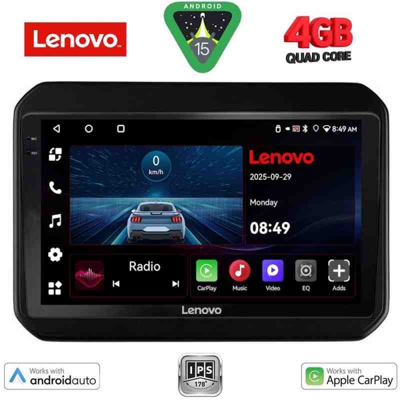 LENOVO LVE 8676_CPAA (9inc) MULTIMEDIA TABLET for SUZUKI IGNIS mod. 2016-2026