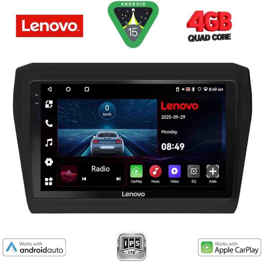 LENOVO LVE 8686_CPAA (9inc) MULTIMEDIA TABLET for SUZUKI SWIFT mod. 2017-2026