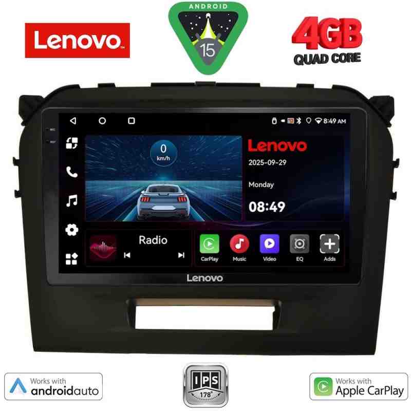 LENOVO LVE 8697_CPAA (9inc) MULTIMEDIA TABLET for SUZUKI VITARA mod. 2016-2025