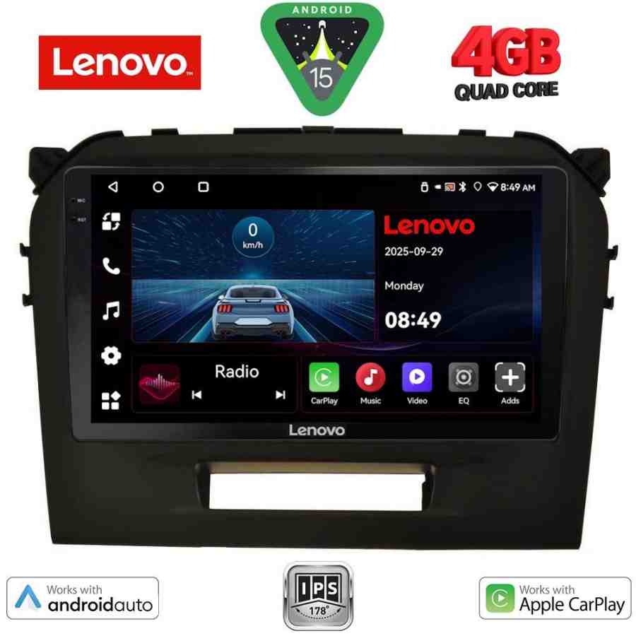 LENOVO LVE 8697_CPAA (9inc) MULTIMEDIA TABLET for SUZUKI VITARA mod. 2016-2025