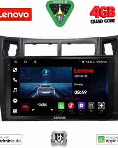 LENOVO LVE 8736BL_CPAA (9inc) MULTIMEDIA TABLET for TOYOTA YARIS mod. 2006-2011 (BLACK)