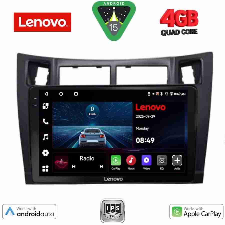 LENOVO LVE 8736BL_CPAA (9inc) MULTIMEDIA TABLET for TOYOTA YARIS mod. 2006-2011 (BLACK)
