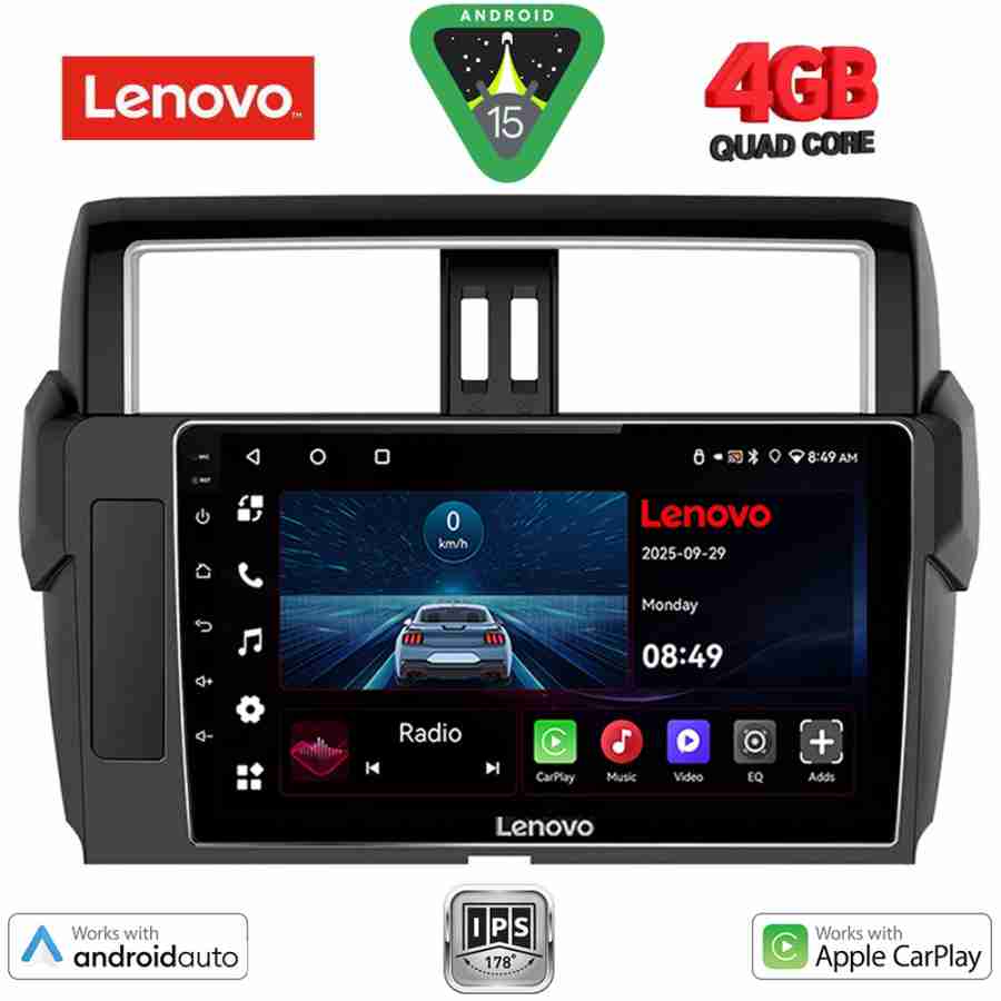 LENOVO LVE 8777_CPAA (10inc) MULTIMEDIA TABLET for TOYOTA PRADO mod. 2014-2017