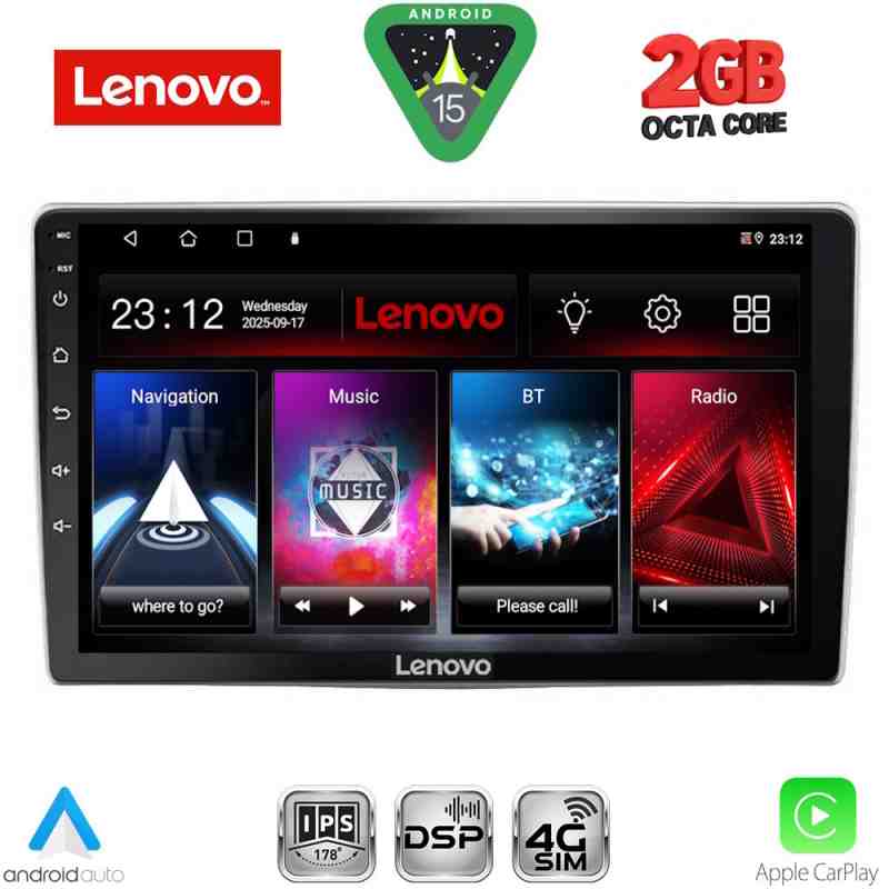 LENOVO LVF 5028_CPA (9inc) MULTIMEDIA TABLET for ALFA ROMEO MITO mod. 2008-2018