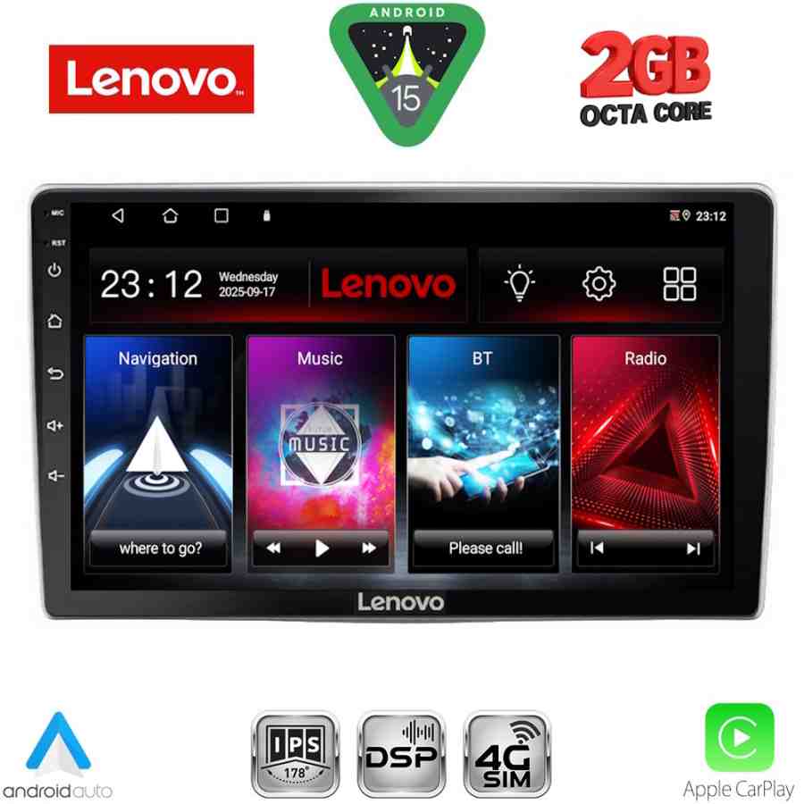 LENOVO LVF 5028_CPA (9inc) MULTIMEDIA TABLET for ALFA ROMEO MITO mod. 2008-2018