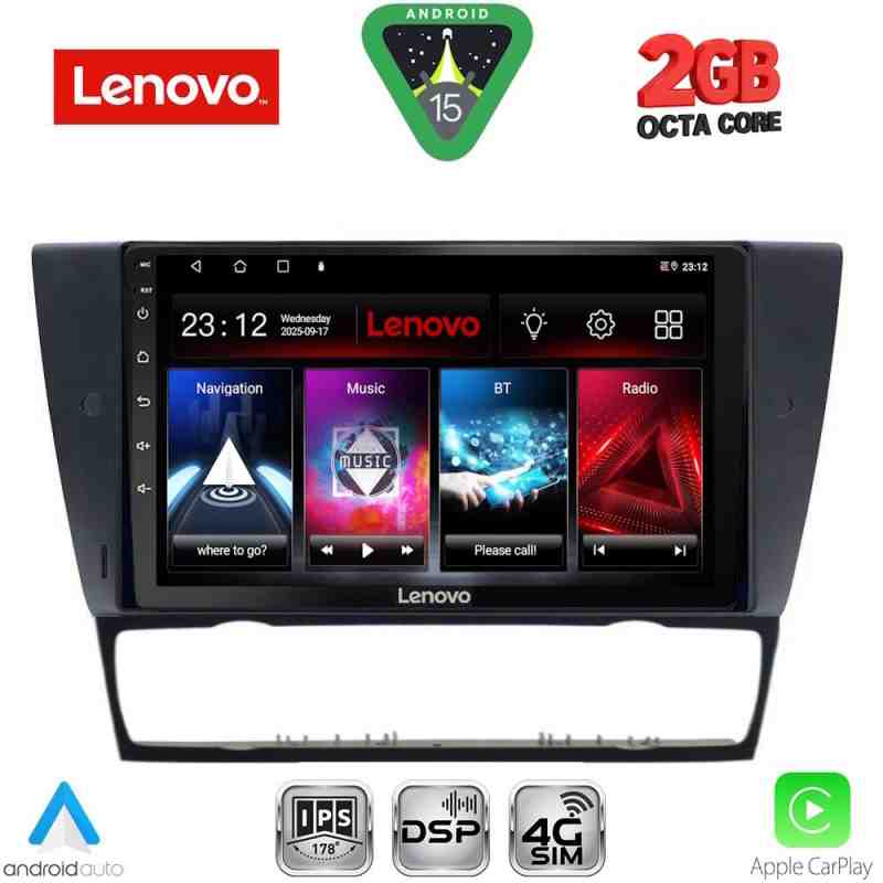 LENOVO LVF 5043_CPA (9inc) MULTIMEDIA TABLET for BMW E90-E91-E92-E93 mod. 2005-2012