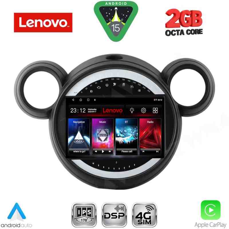 LENOVO LVF 5065_CPA (9inc) MULTIMEDIA TABLET for MINI COUNTRYMAN (R60) mod. 2010-2016 - PACEMAN (R61) mod. 2013-2016
